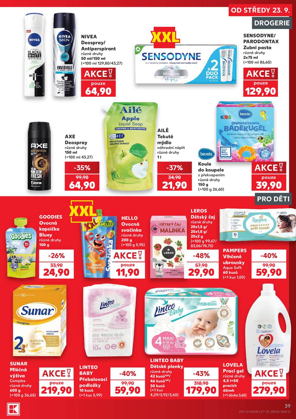 Kaufland 23.9. - 29.9. - Kaufland - Praha - Horní Měcholupy