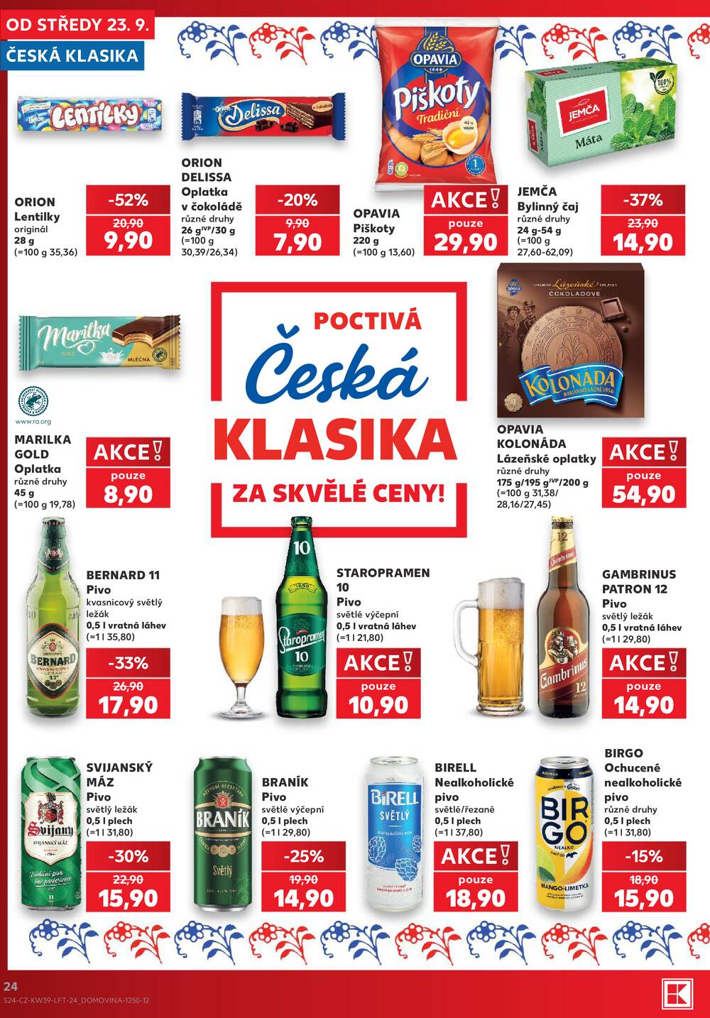 Leták Kaufland - Kaufland 23.9. - 29.9. - Kaufland Praha Čestlice - strana 24 Leták Kaufland - Kaufland 23.9. - 29.9. - Kaufland Praha Čestlice - strana 24