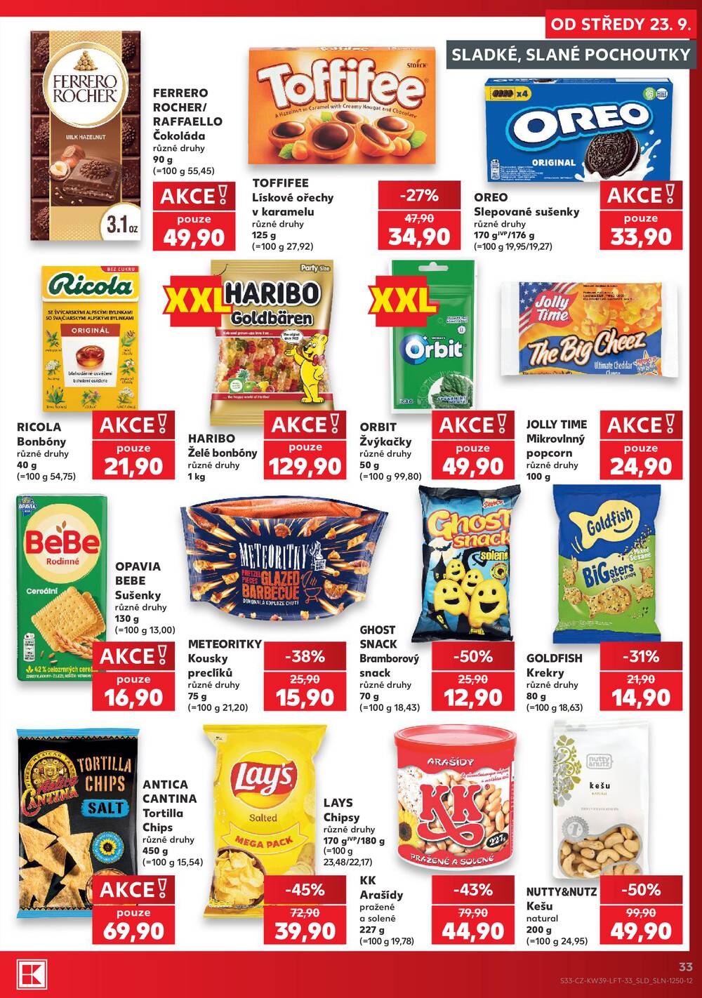Leták Kaufland - Kaufland 23.9. - 29.9. - Kaufland Praha Čestlice - strana 33 Leták Kaufland - Kaufland 23.9. - 29.9. - Kaufland Praha Čestlice - strana 33