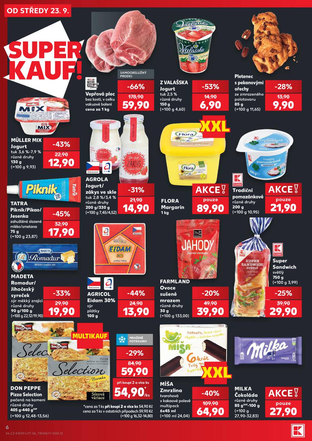 Leták Kaufland - Kaufland 23.9. - 29.9. - Kaufland - Praha 4 (Michle) - strana 6