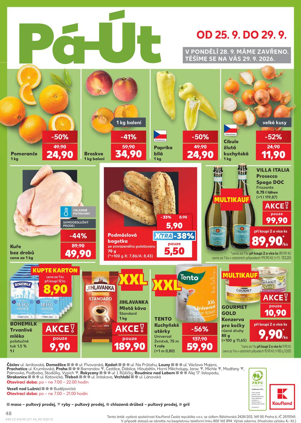 Leták Kaufland - Kaufland 23.9. - 29.9. - Kaufland - Praha 4 (Michle) - strana 48 Leták Kaufland - Kaufland 23.9. - 29.9. - Kaufland - Praha 4 (Michle) - strana 48
