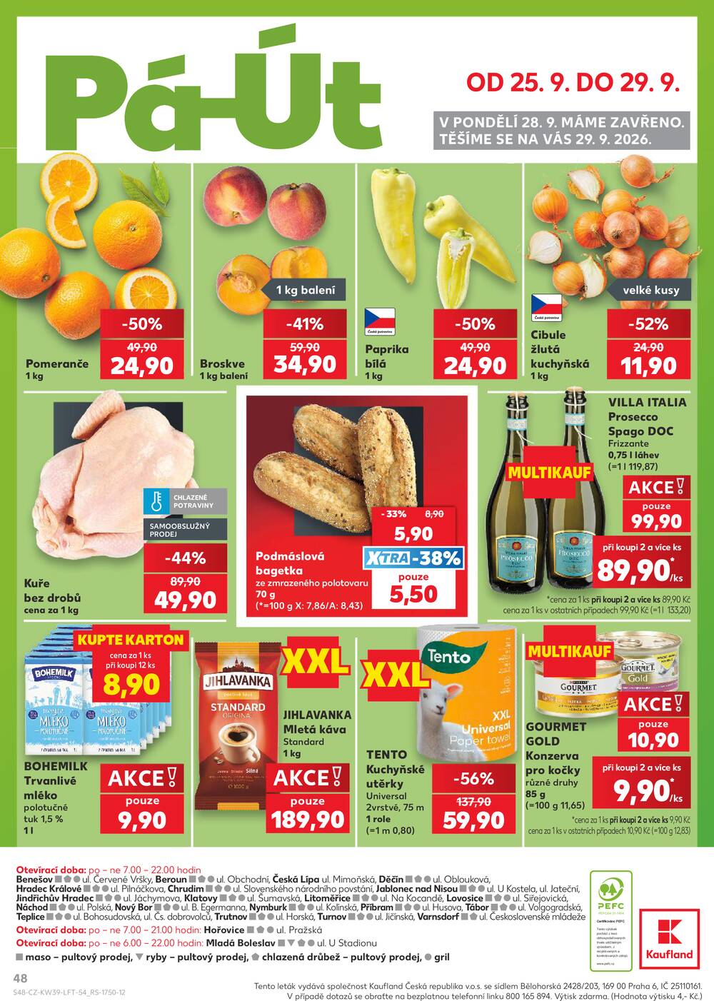 Kaufland 23.9. - 29.9. - Kaufland - Příbram