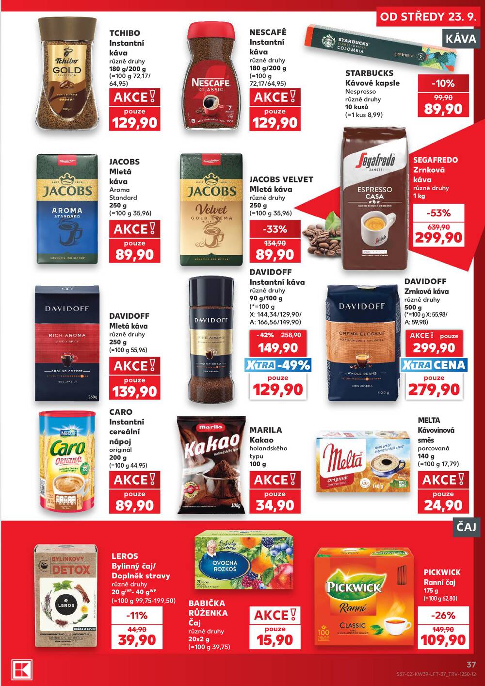 Kaufland 23.9. - 29.9. - Kaufland - Plzeň (Sukova)