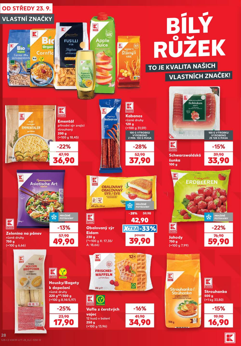 Kaufland 23.9. - 29.9. - Kaufland - Praha 8 (Malý Klín)