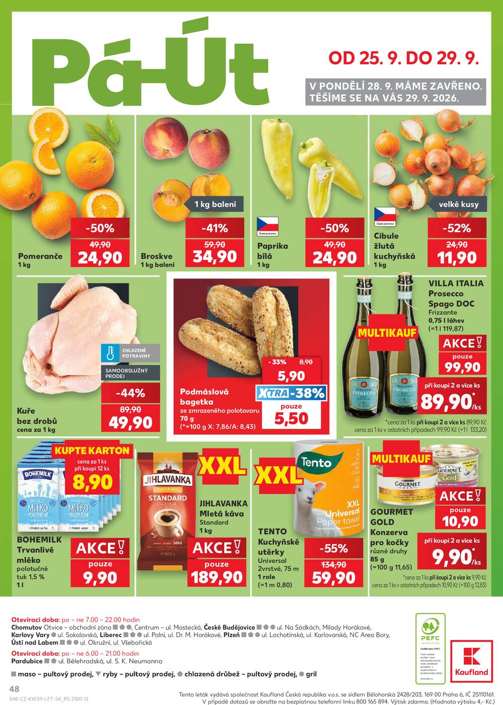Kaufland 23.9. - 29.9. - Kaufland - Plzeň (Lochotínská)