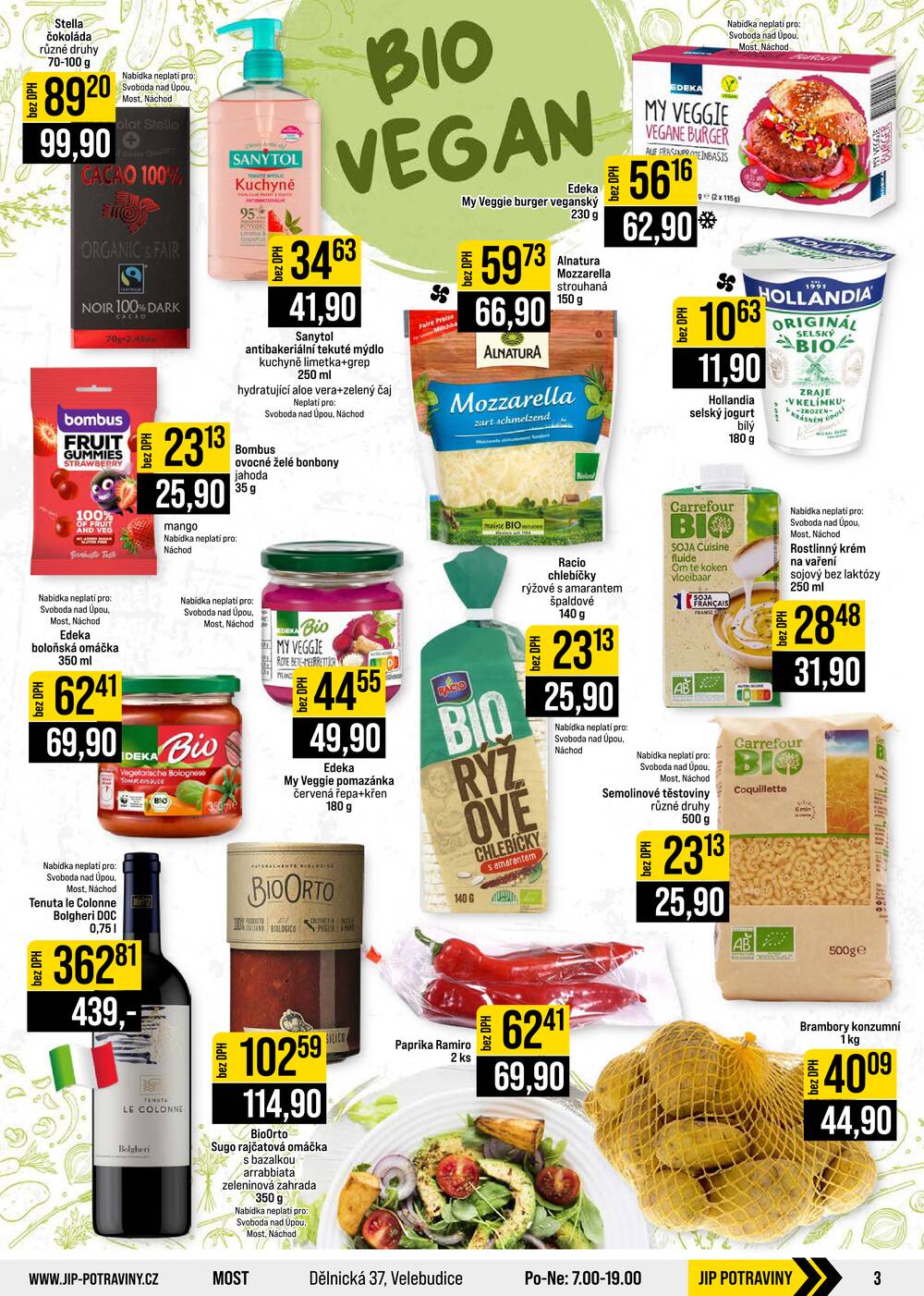Leták JIP - JIP Cash & Carry České Budějovice, Most, Náchod, Polička, Sušice a Svoboda nad Úpou od 23.9. do 29.9.2026 - strana 3 Leták JIP - JIP Cash & Carry České Budějovice, Most, Náchod, Polička, Sušice a Svoboda nad Úpou od 23.9. do 29.9.2026 - strana 3