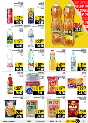 JIP Cash & Carry České Budějovice, Most, Náchod, Polička, Sušice a Svoboda nad Úpou od 23.9. do 29.9.2026
