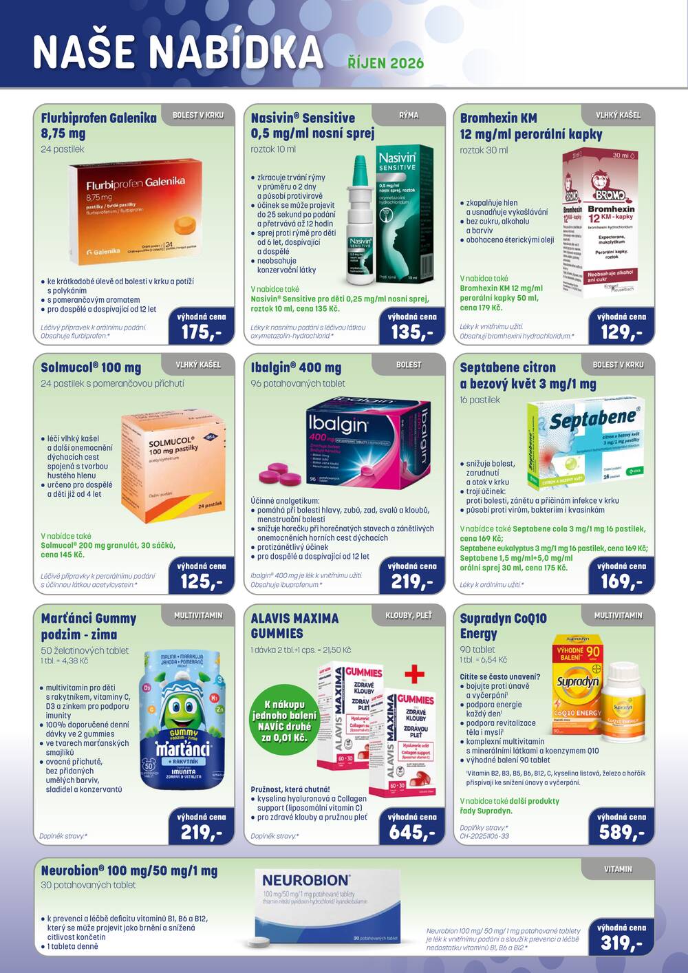 Leták PharmaPoint - Pharma Point od 1.10. do 31.10.2026 - strana 2 Leták PharmaPoint - Pharma Point od 1.10. do 31.10.2026 - strana 2
