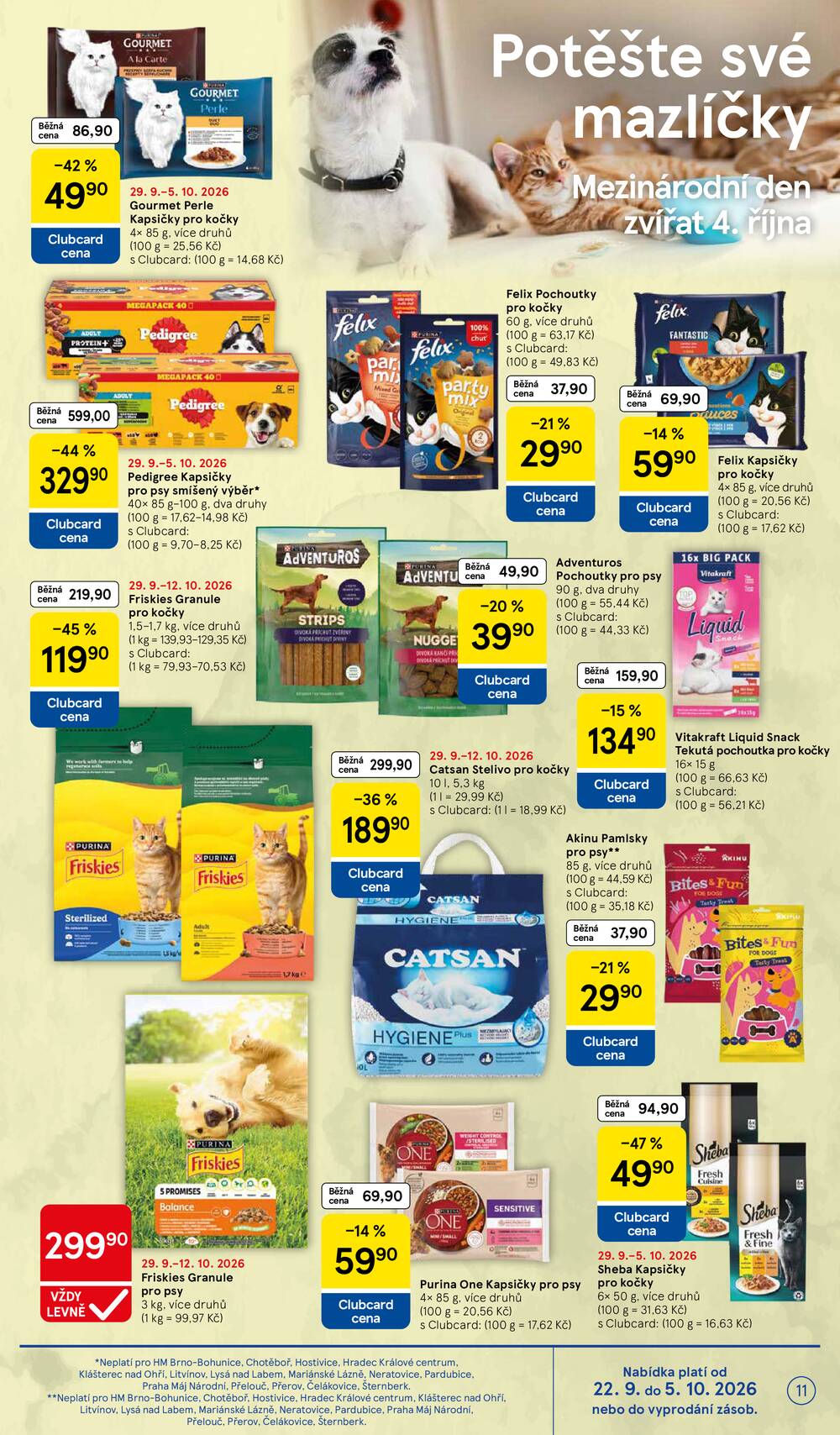 Tesco hypermarkety od 30.9. do 6.10.2026