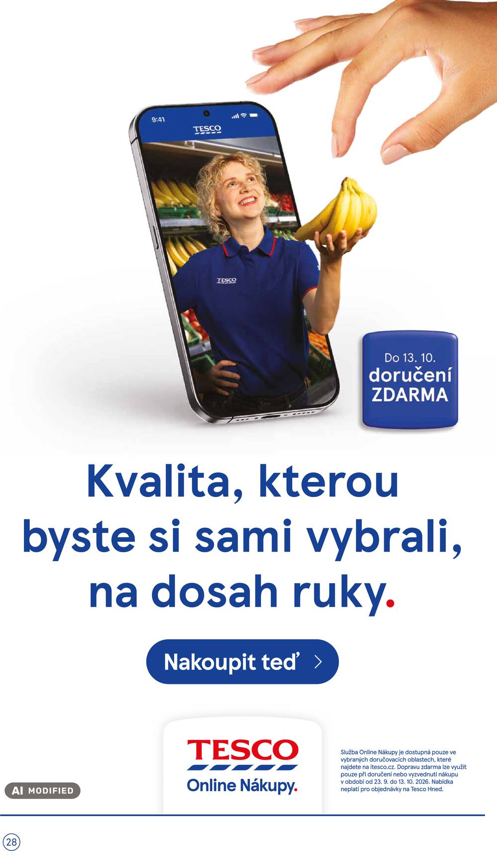 Tesco hypermarkety od 30.9. do 6.10.2026
