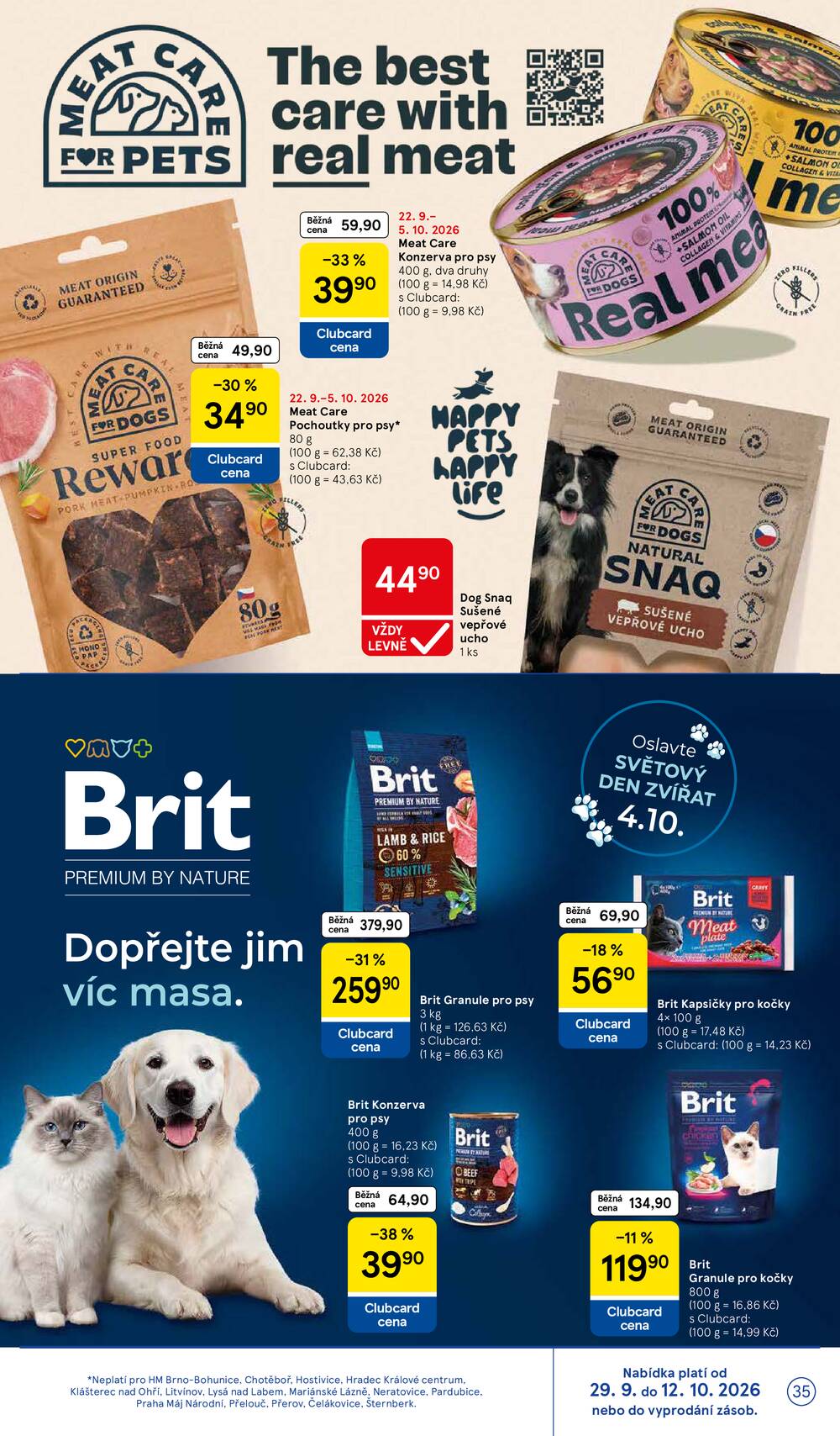 Tesco hypermarkety od 30.9. do 6.10.2026