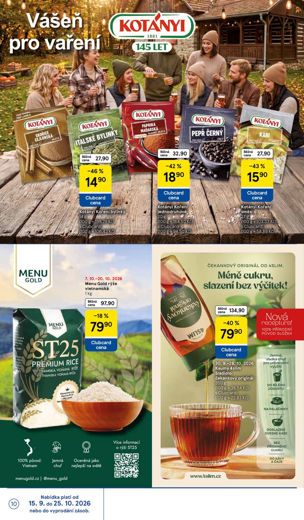 Tesco hypermarkety katalog Podzim od 30.9. do 27.10.2026