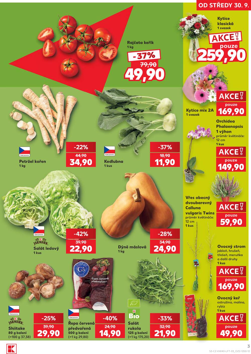 Kaufland 30.9. - 6.10. - Kaufland - Lovosice (Siřejovická)