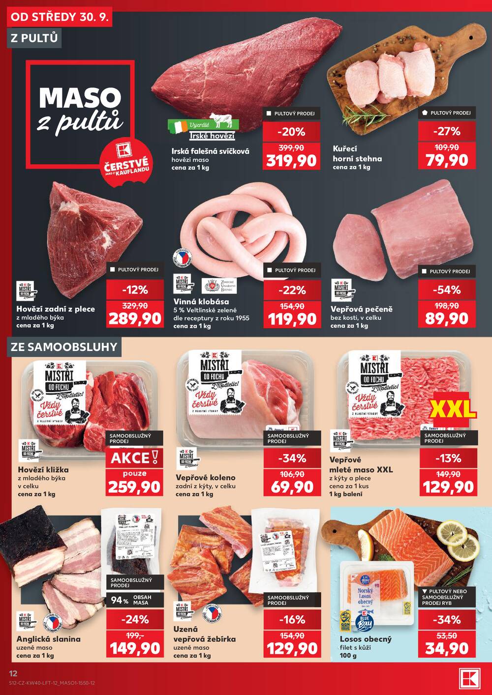Kaufland 30.9. - 6.10. - Kaufland - Prostějov (Okružní ulice)