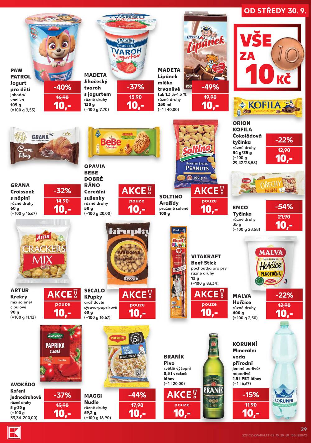 Kaufland 30.9. - 6.10. - Kaufland - Pardubice (S. K. Neumanna)