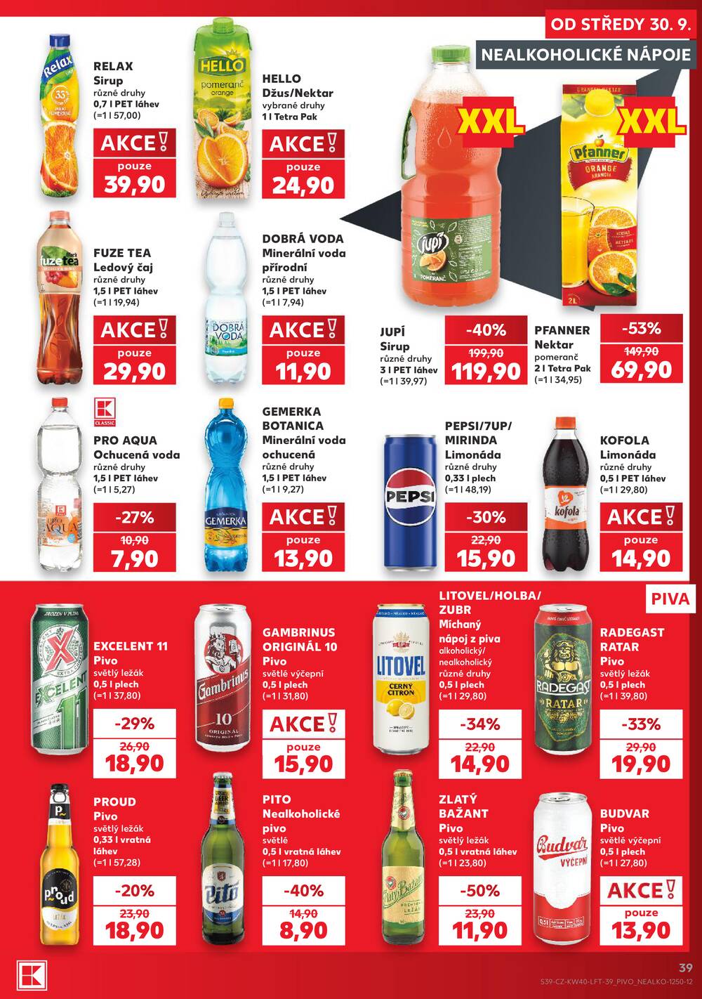 Kaufland 30.9. - 6.10. - Kaufland - Pardubice (S. K. Neumanna)