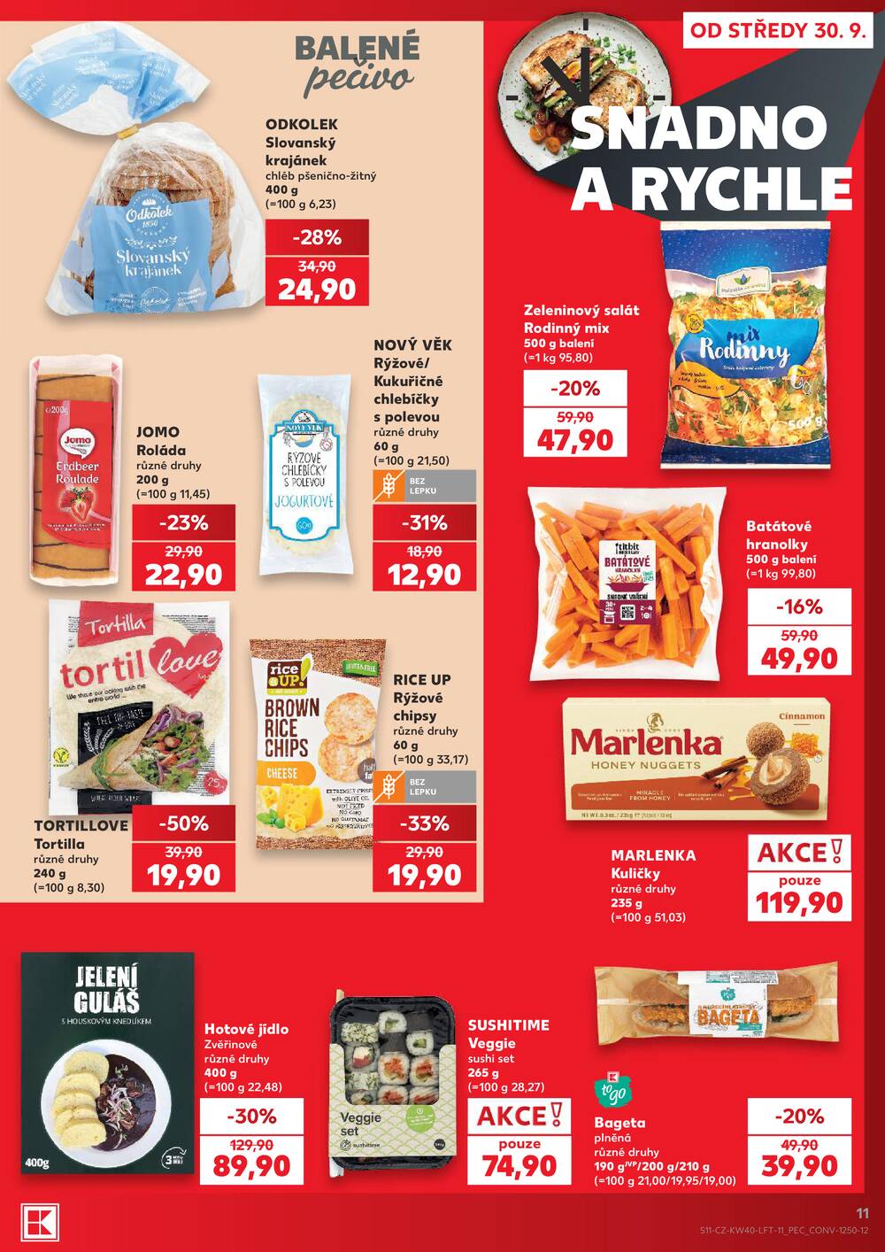 Kaufland 30.9. - 6.10. - Kaufland Poděbrady - U Garáží
