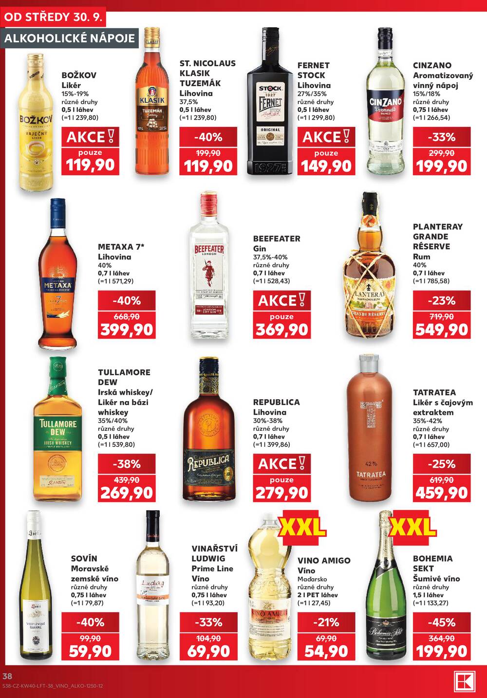 Kaufland 30.9. - 6.10. - Kaufland Poděbrady - U Garáží