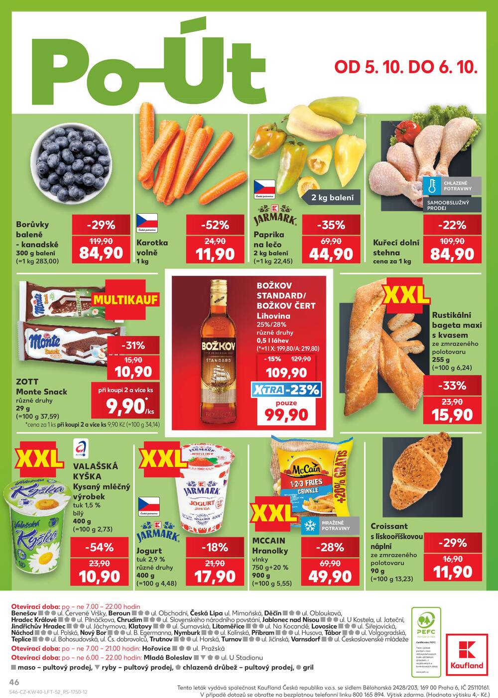 Kaufland 30.9. - 6.10. - Kaufland - Varnsdorf