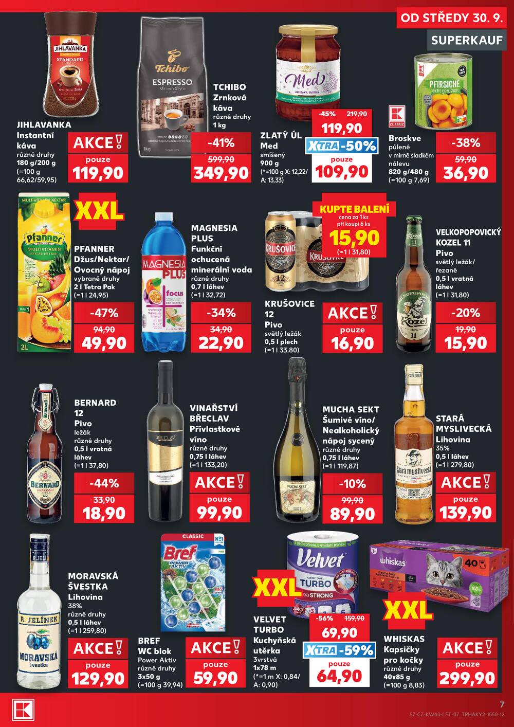Kaufland 30.9. - 6.10. - Kaufland - Roudnice nad Labem