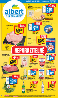 Leták Albert Supermarket od 30.9. do 6.10.2026