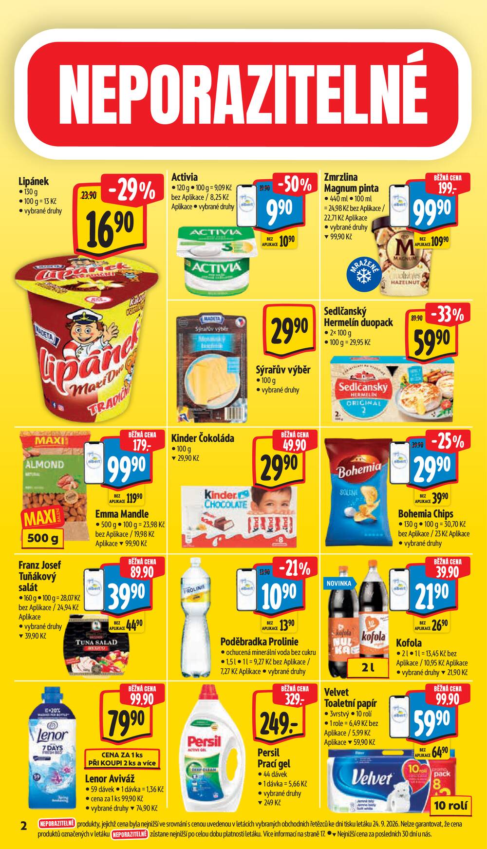 Leták Albert - Albert Supermarket Jihomoravský od 30.9. do 6.10.2026 - strana 6 Leták Albert - Albert Supermarket Jihomoravský od 30.9. do 6.10.2026 - strana 6