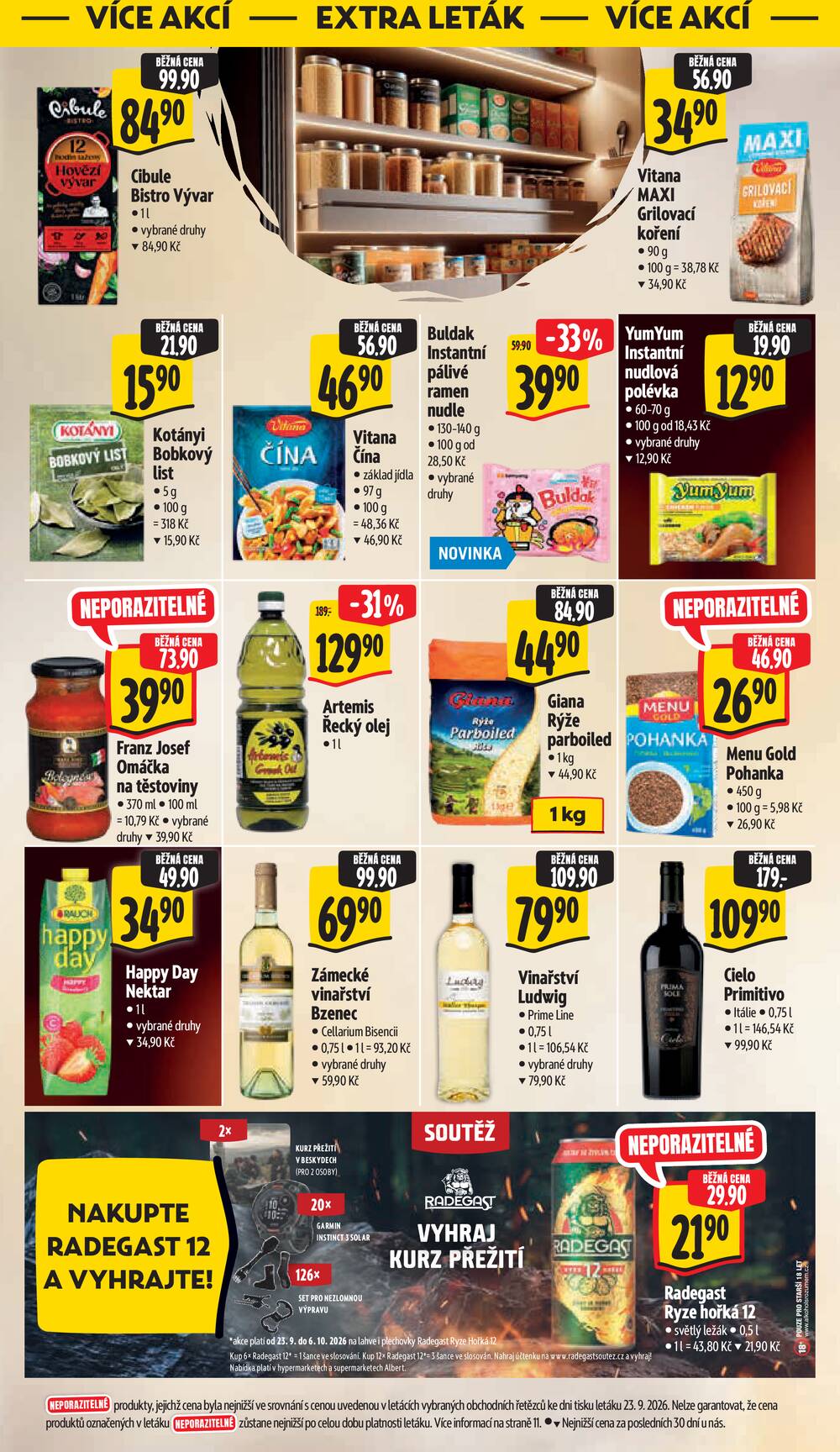 Leták Albert - Albert Hypermarket Jihomoravský od 30.9. do 6.10.2026 - strana 51 Leták Albert - Albert Hypermarket Jihomoravský od 30.9. do 6.10.2026 - strana 51