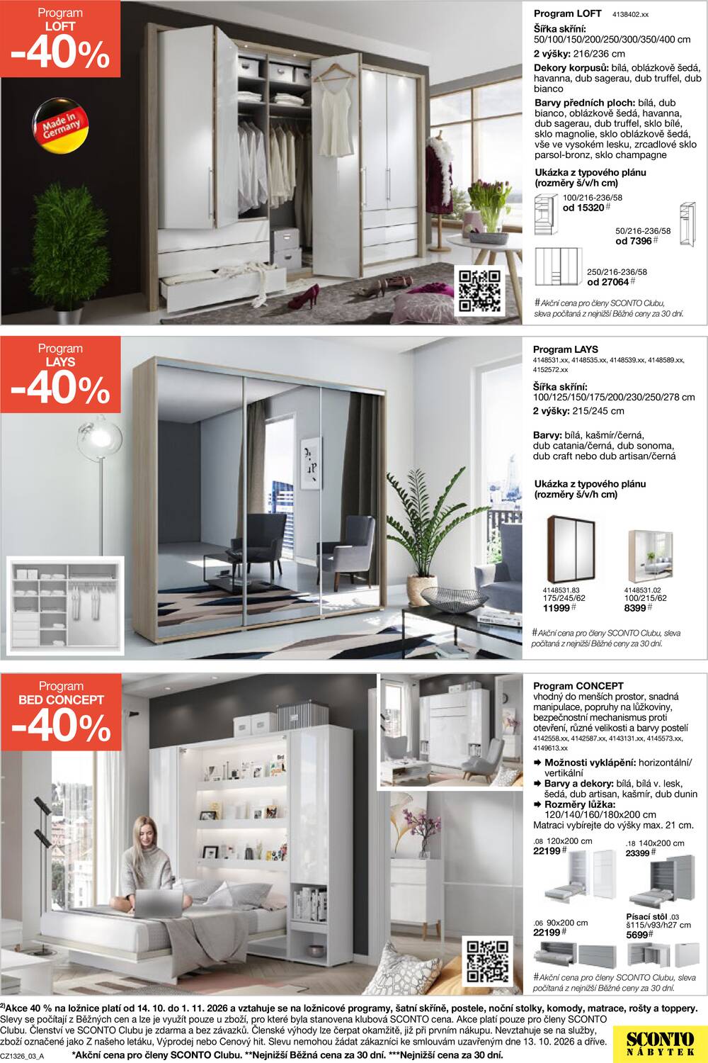 Leták SCONTO Nábytek - Sconto nábytek od 14.10. do 10.11.2026 - strana 3