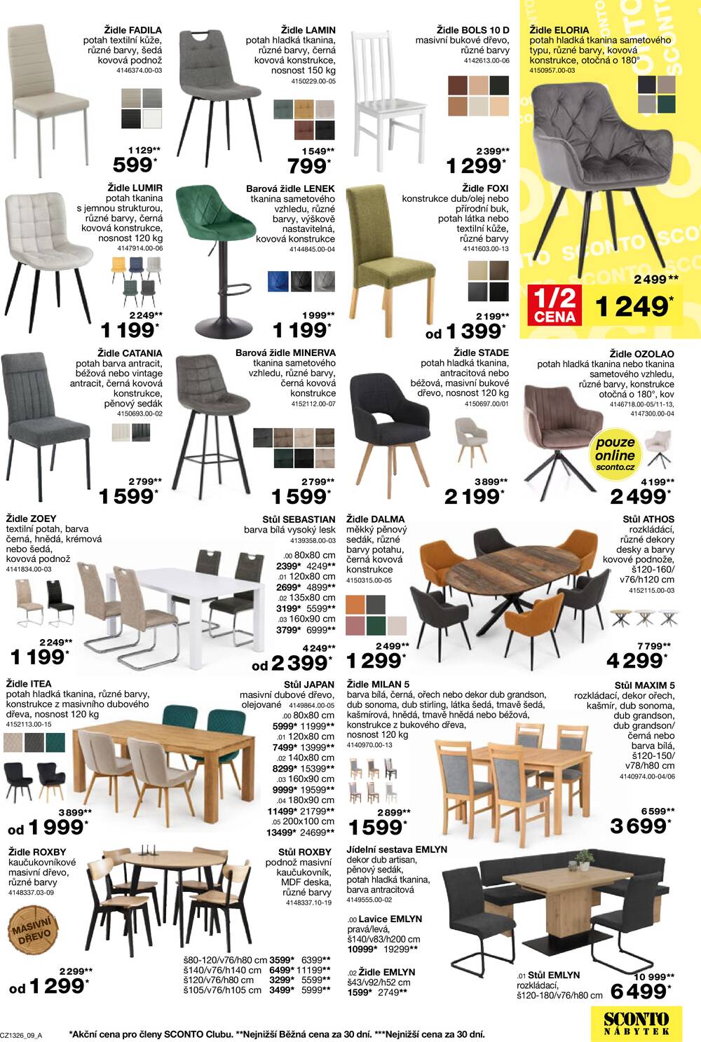 Leták SCONTO Nábytek - Sconto nábytek od 14.10. do 10.11.2026 - strana 9 Leták SCONTO Nábytek - Sconto nábytek od 14.10. do 10.11.2026 - strana 9