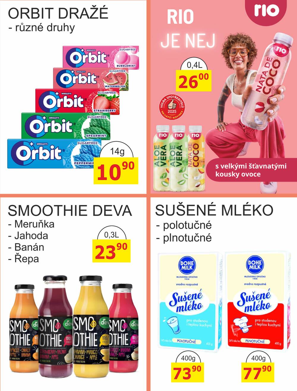 BENE Nápoje od 1.10. do 31.10.2026