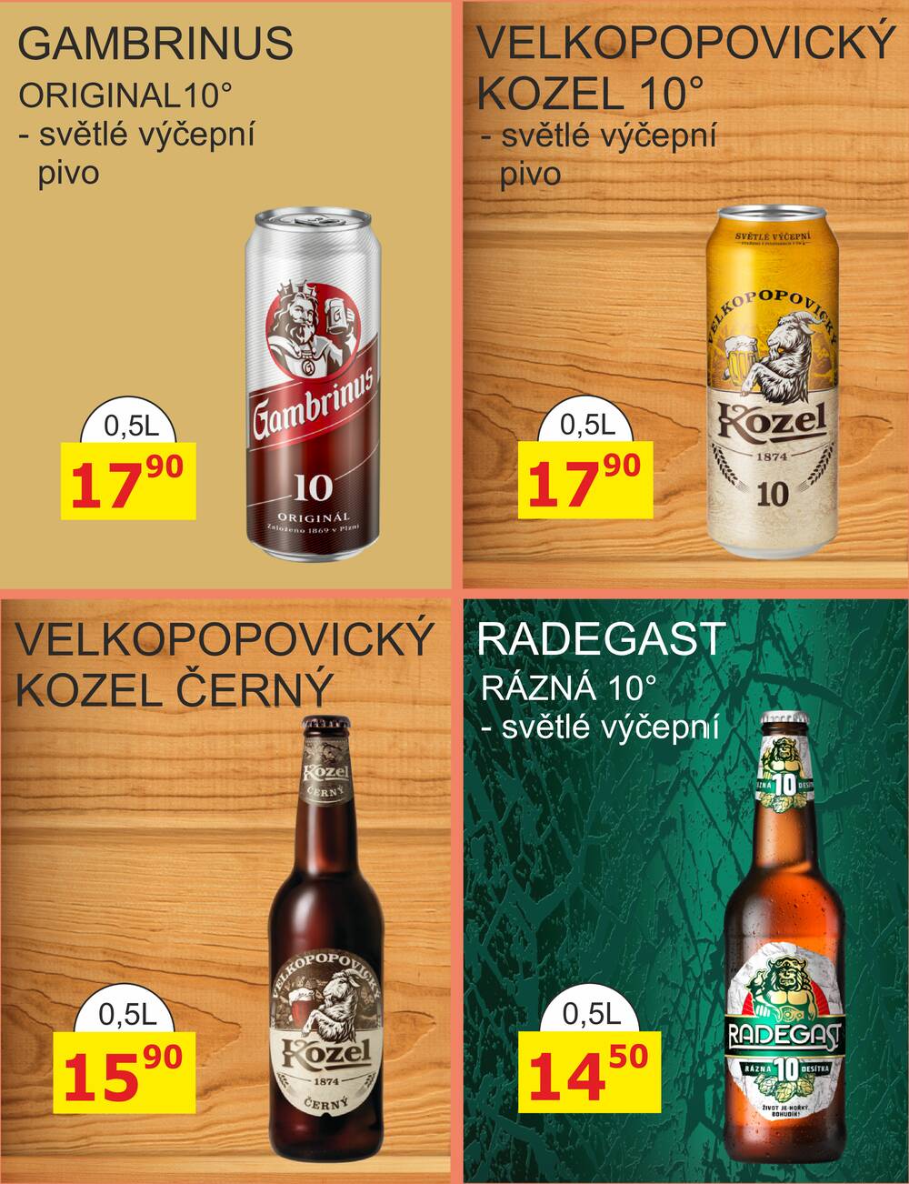 BENE Nápoje od 1.10. do 31.10.2026