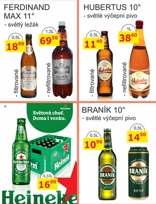 BENE Nápoje od 1.10. do 31.10.2026