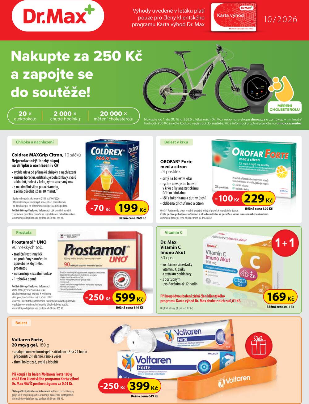Leták Dr.Max - Dr.Max od 1.10. do 31.10.2026 - strana 1