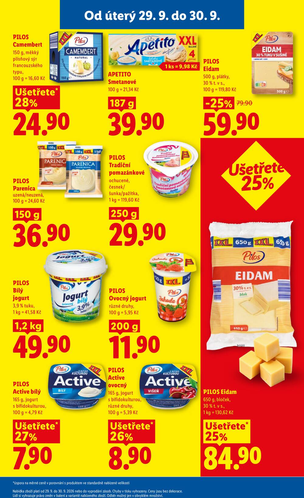 Lidl od 29.9. do 30.9.2026
