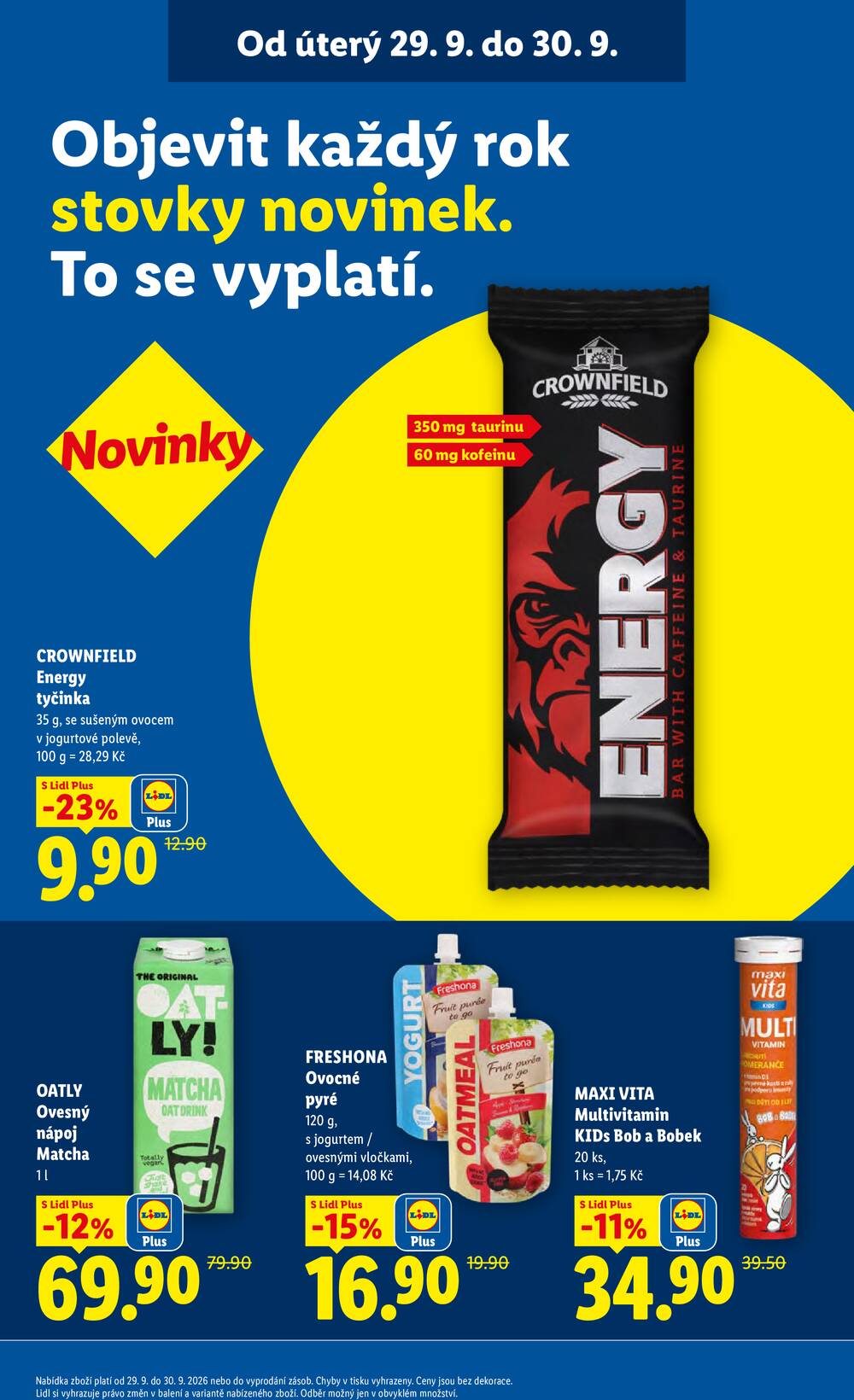 Lidl od 29.9. do 30.9.2026