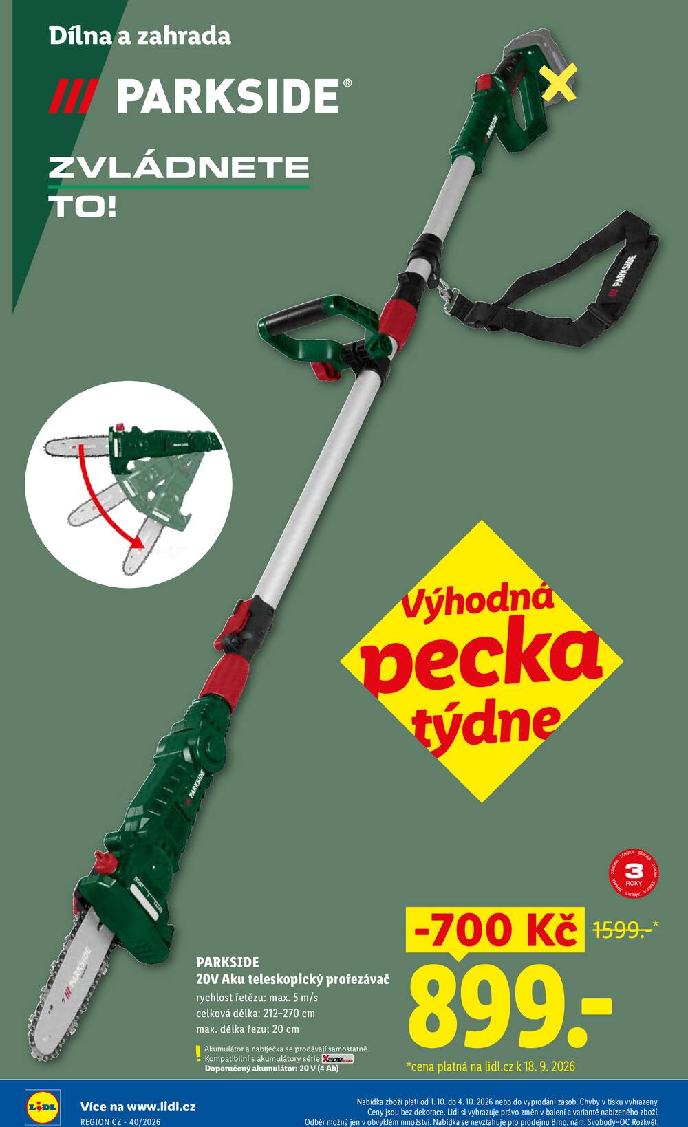 Leták Lidl - Lidl Čtvrtek od 1.10. do 4.10.2026 - strana 10