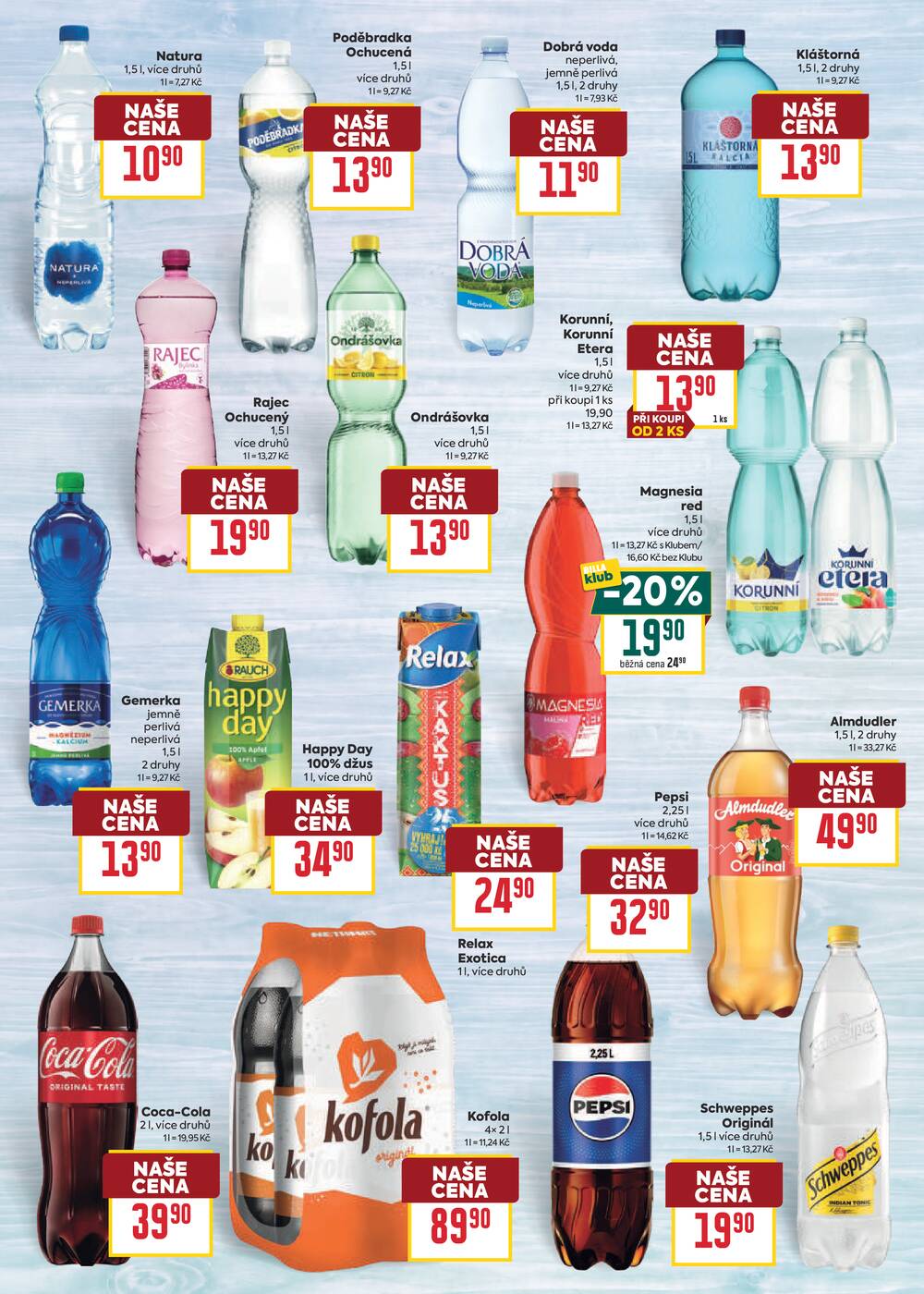 Billa Podzimní nápoje  od 30.9. do 20.10.2026
