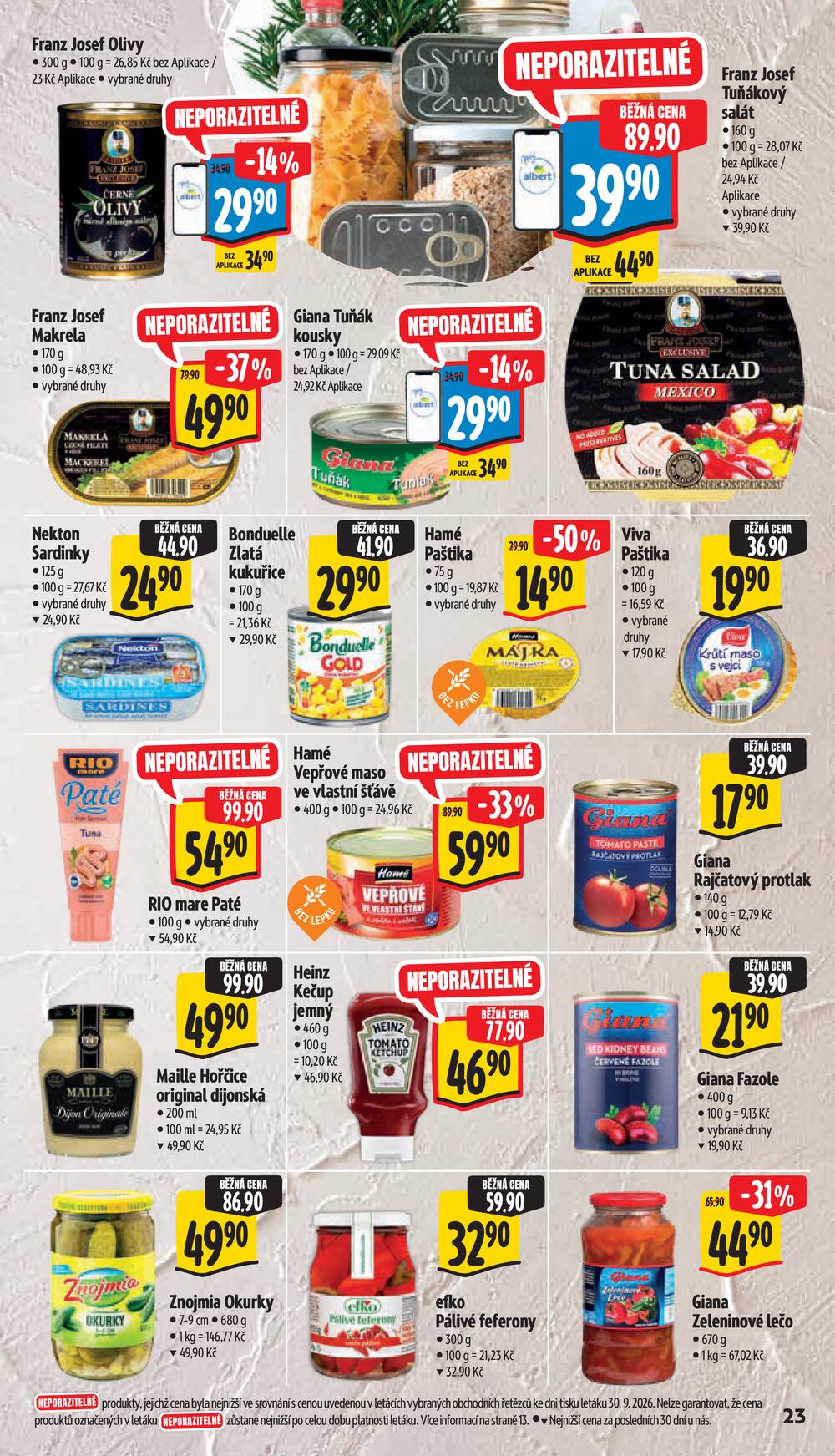 Albert  Hypermarket od 7.10. do 13.10.2026