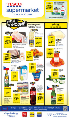 Leták Tesco supermarkety od 7.10. do 13.10.2026