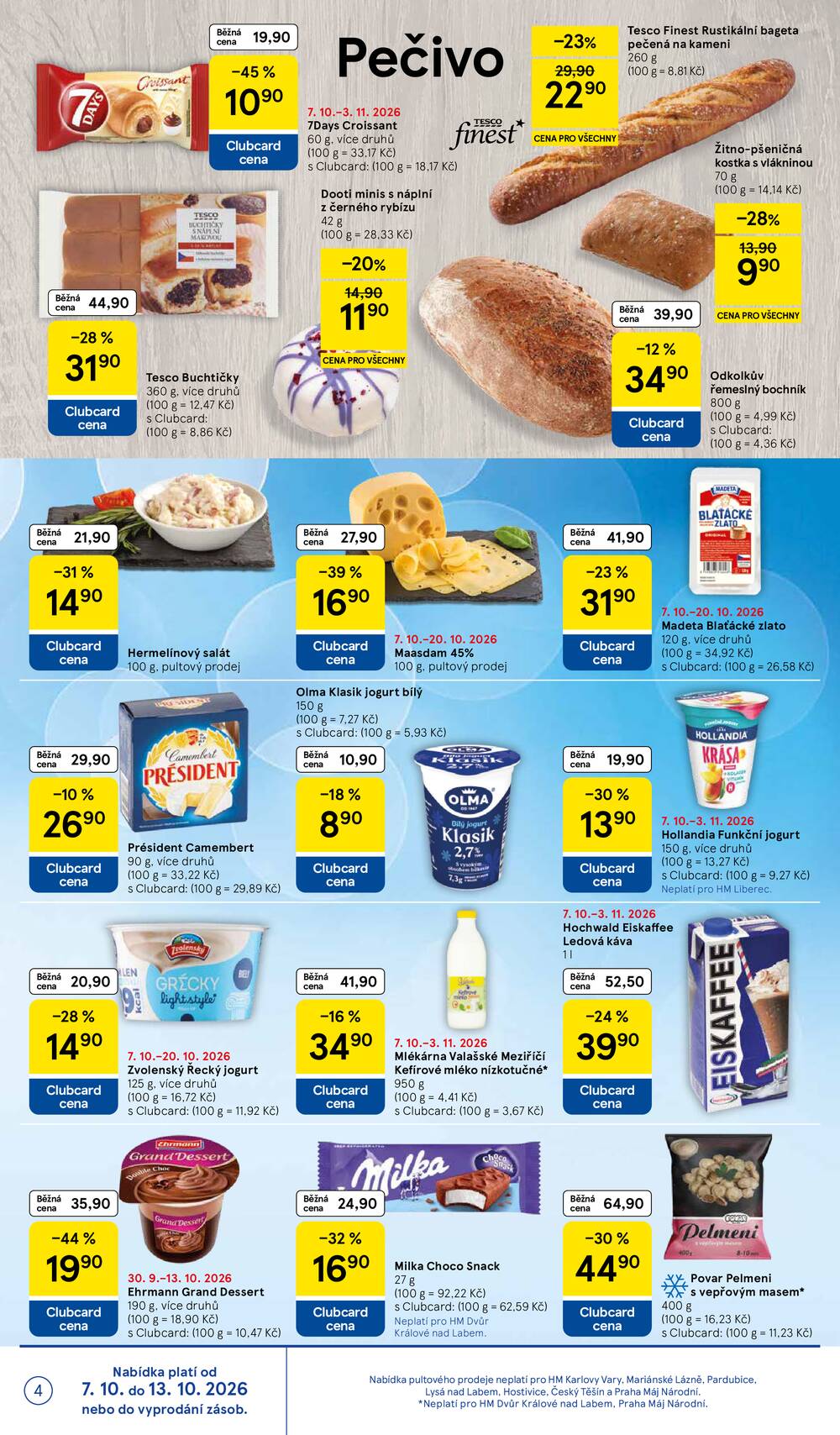 Tesco hypermarkety od 7.10. do 13.10.2026