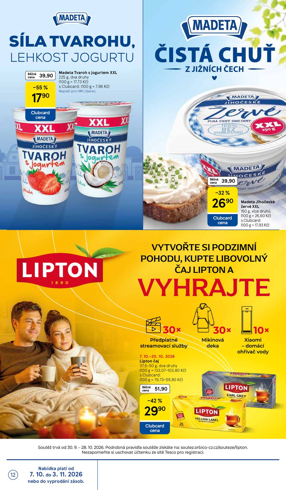 Leták Tesco - Tesco hypermarkety od 7.10. do 13.10.2026 - strana 12 Leták Tesco - Tesco hypermarkety od 7.10. do 13.10.2026 - strana 12