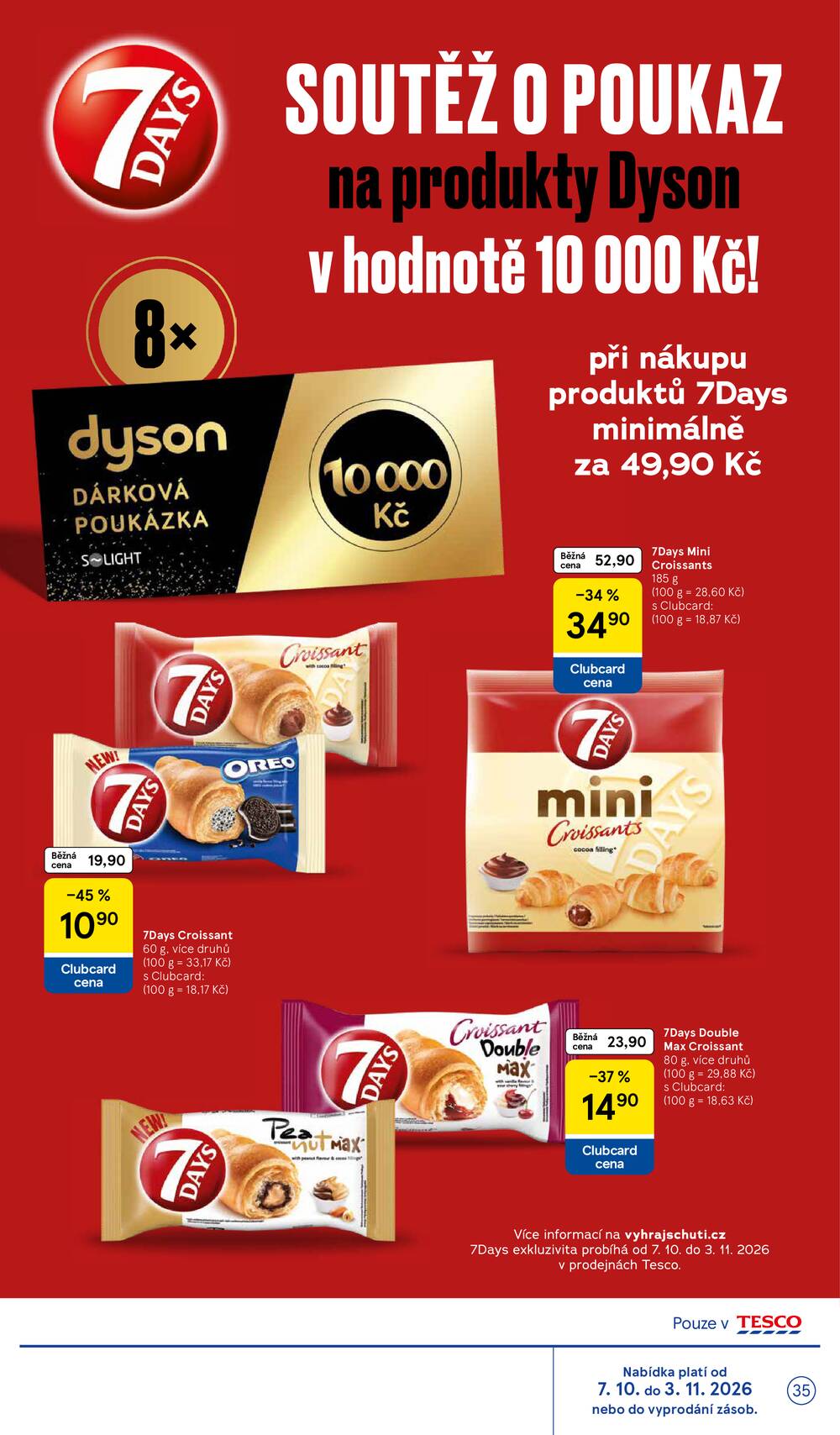 Leták Tesco - Tesco hypermarkety od 7.10. do 13.10.2026 - strana 35 Leták Tesco - Tesco hypermarkety od 7.10. do 13.10.2026 - strana 35