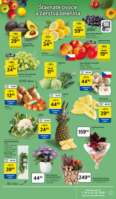Tesco hypermarkety od 7.10. do 13.10.2026