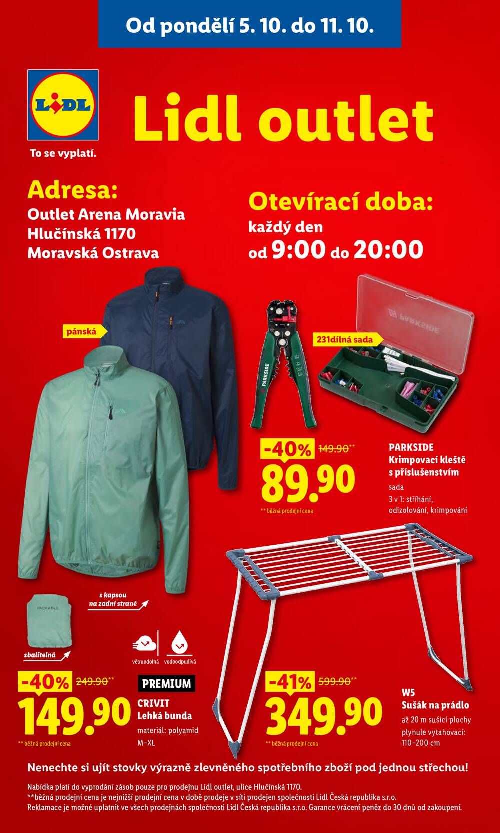 Lidl Spotřební zboží 5.10. - 11.10.