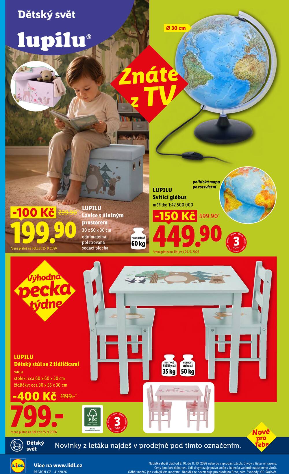 Lidl Čtvrtek od 8.10. do 11.10.2026