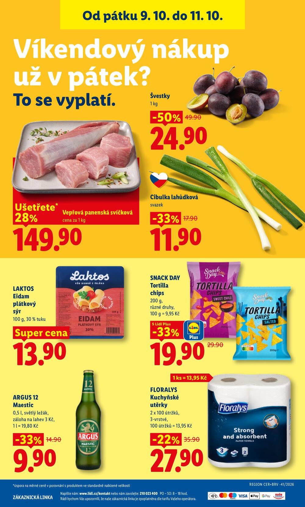 Lidl Čtvrtek od 8.10. do 11.10.2026