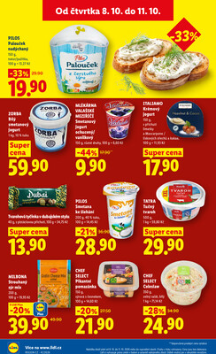 Lidl Čtvrtek od 8.10. do 11.10.2026