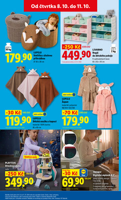 Lidl Čtvrtek od 8.10. do 11.10.2026