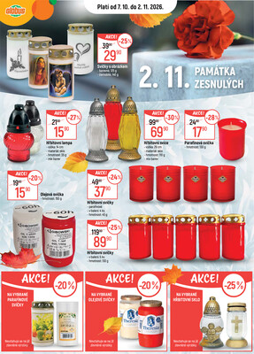 Leták Akční leták Globus 7.10. - 2.11.2026 - Globus Liberec