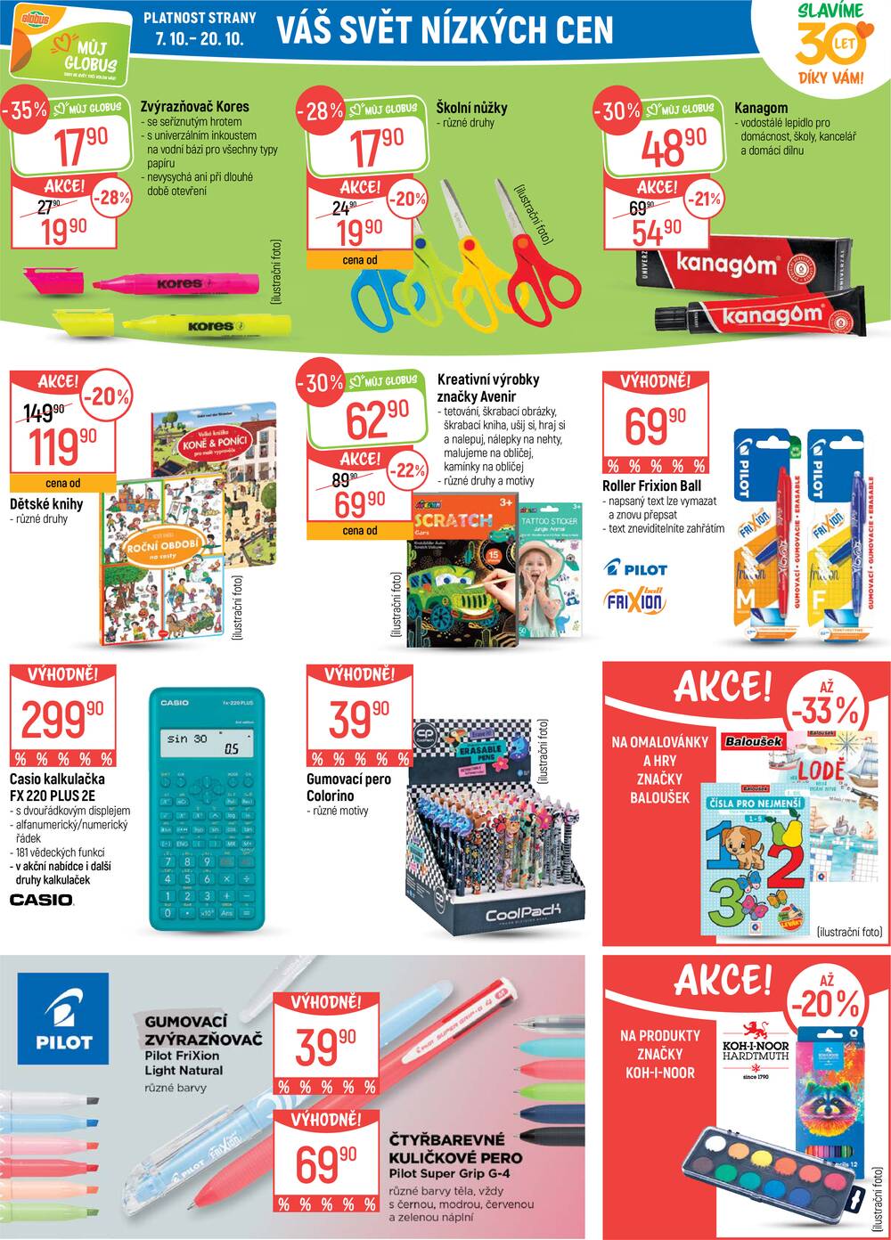 Akční leták Globus 7.10. - 13.10.2026 - Globus Liberec